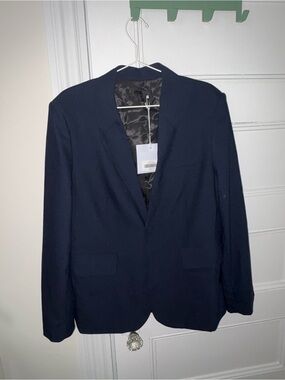 ROUCHA "Baselitz" Blazer in Navy — Size D (XL) | NWT